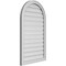 Ekena Millwork Round Top Surface Mount PVC Gable Vent: Functional, w/ 2"W x 1-1/2"P Brickmould Frame, 24"W x 40"H GVPRT24X4002SF - alternate 4